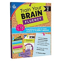 Carson Dellosa Education Train Your Brain: Fluency Level 2 Classroom Kit, Grades 1-3