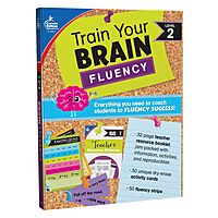 Carson Dellosa Education Train Your Brain: Fluency Level 2 Classroom Kit, Grades 1-3