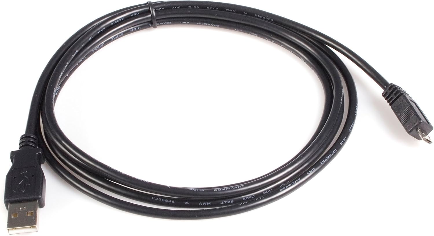 StarTech.com 10 ft. (3 m) USB to Micro USB Cable - USB 2.0 A to Micro B - Black - Micro USB Cable (UUSBHAUB10)