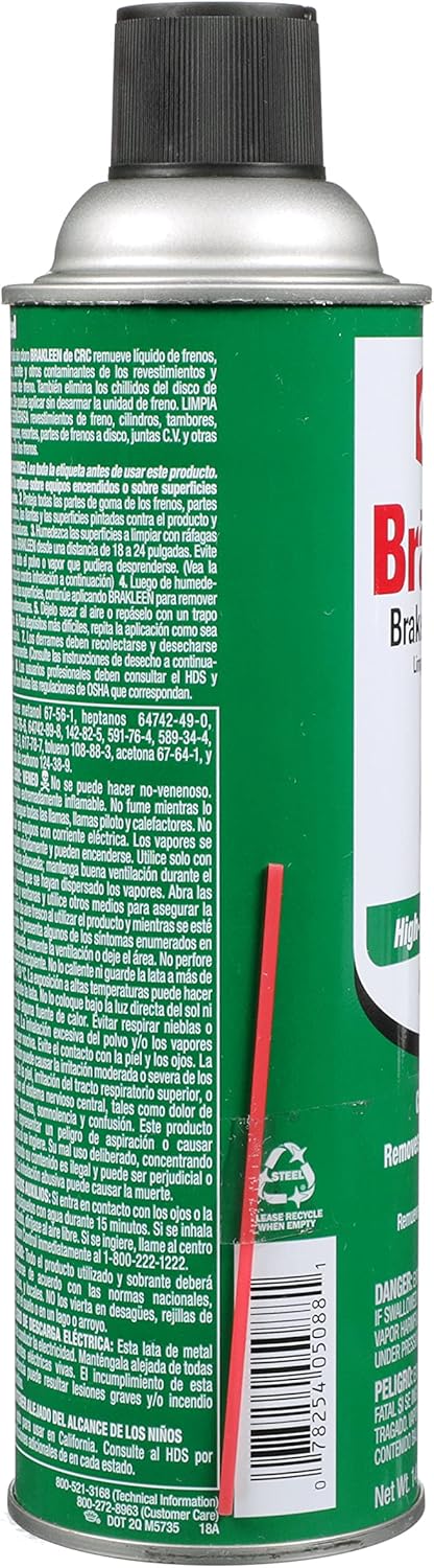 CRC 05088 Brakleen Non-Chlorinated Brake Parts Cleaner - 14 Wt Oz.