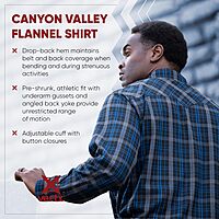 VERTX Canyon Valley Mens Tactical Flannel Shirt Long Sleeve