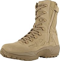 Reebok Men's Rapid Response RB8895 8" Soft Toe Tactical Boot with Side Zipper