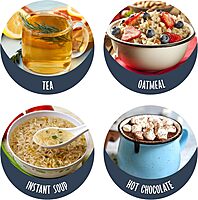 Nostalgia Retro Stainless Steel Electric Tea And Water Kettle, 1.7 Liters, Auto-Shut Off & Boil-Dry Protection