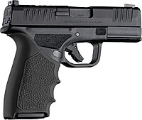 Hogue HandAll Beavertail Rubber Grip Sleeve for Springfield Armory Hellcat Pro Black One Size