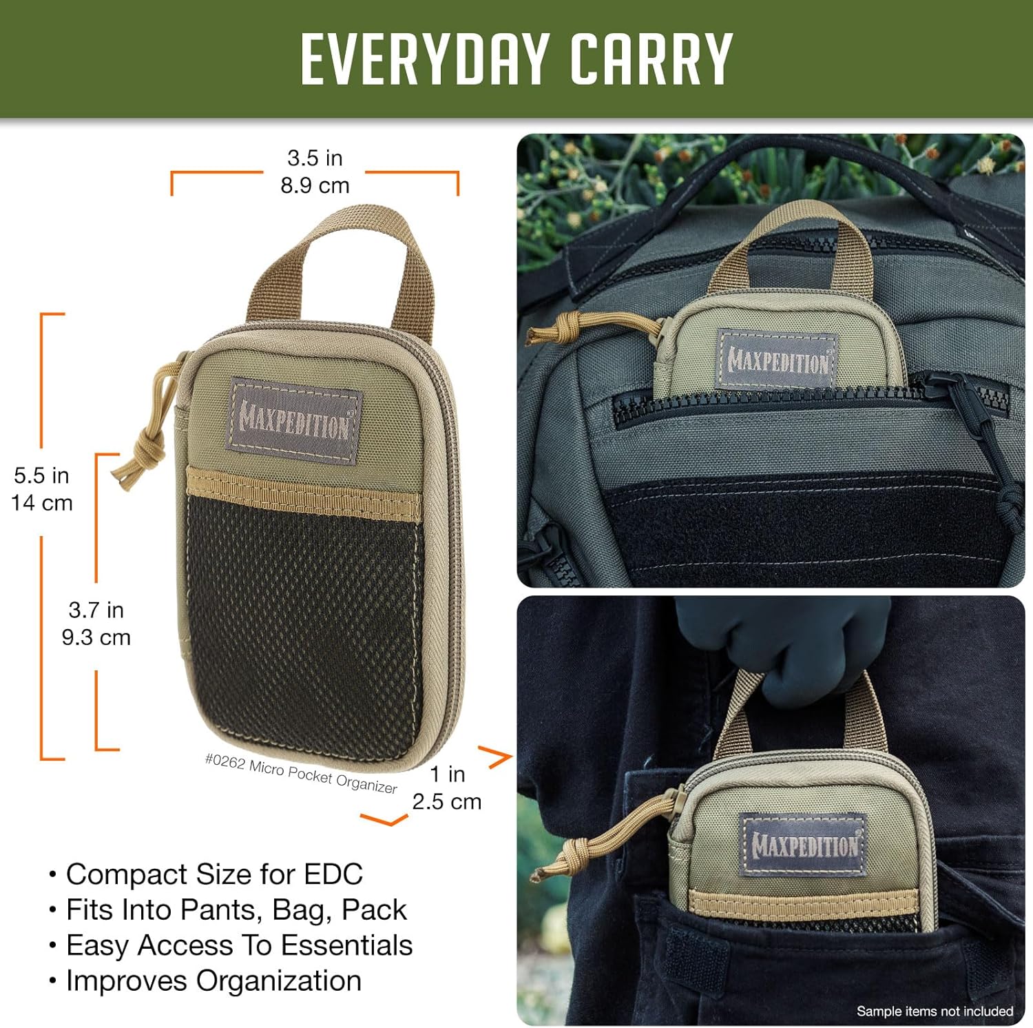 MAXPEDITION Micro Pocket Organizer