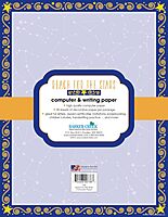 Barker Creek Designer Computer Paper, Reach for The Stars, 8.5” x 11”, Decorative Printer Paper, Stationery