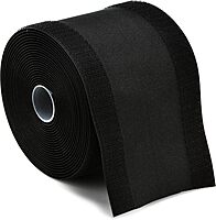 Cable Management System for Carpeted Surfaces, Removable and Reusable 16.5 feet Black