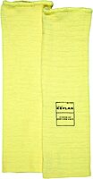 MCR Safety 9372 Kevlar Regular Weight 36 Gauge Plain Sleeve, Yellow, 12-Inch, 1-Pair