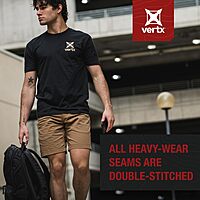 VERTX Delta LT 10 Inch Mens Tactical Shorts with Pockets