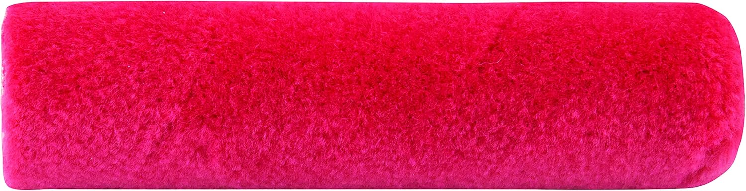 Wooster Brush RR311-4 1/2 Jumbo-Koter Red Feather Shed Resistant Paint Roller Cover, 1/4 in Nap, 4-1/2 in L, 3/4 in, 4.5 Inch