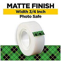 SCOTCH Magic Tape, 3/4 in x 1000 in Matte Invisible