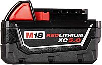 Milwaukee 48-11-1850 M18 Redlithium 5.0Ah Bat Pack