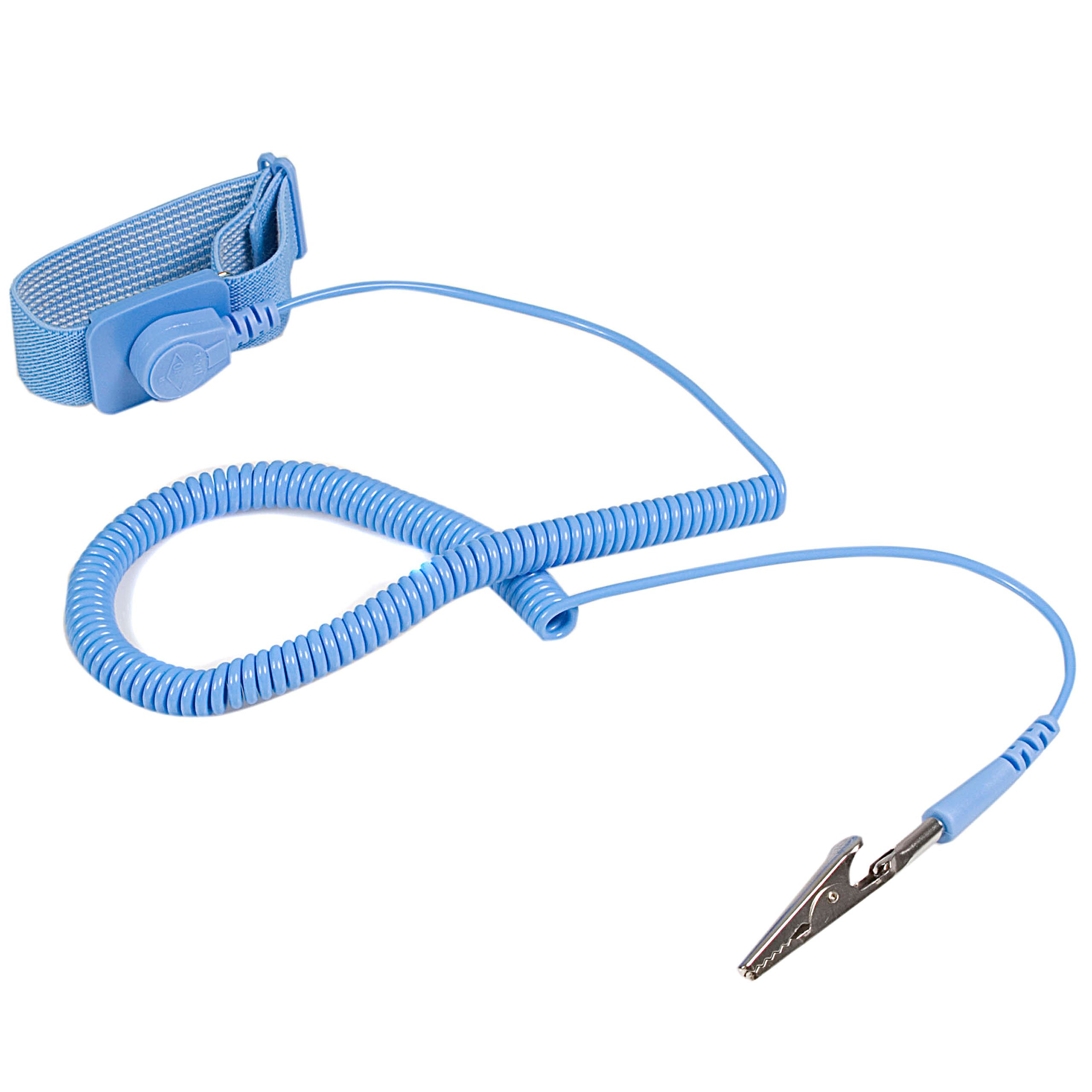 StarTech.com ESD Anti Static Wrist Strap Band with Grounding Wire - AntiStatic Wrist Strap - Anti-static wrist band - SWS100
