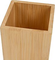 MIND READER Bamboo Desktop Organizer Office Storage