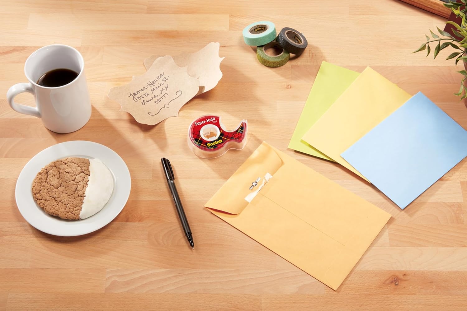 Scotch Super-Hold Tape, Transparent Finish, 50% More Adhesive, Trusted Favorite, 3/4 x 650 Inches