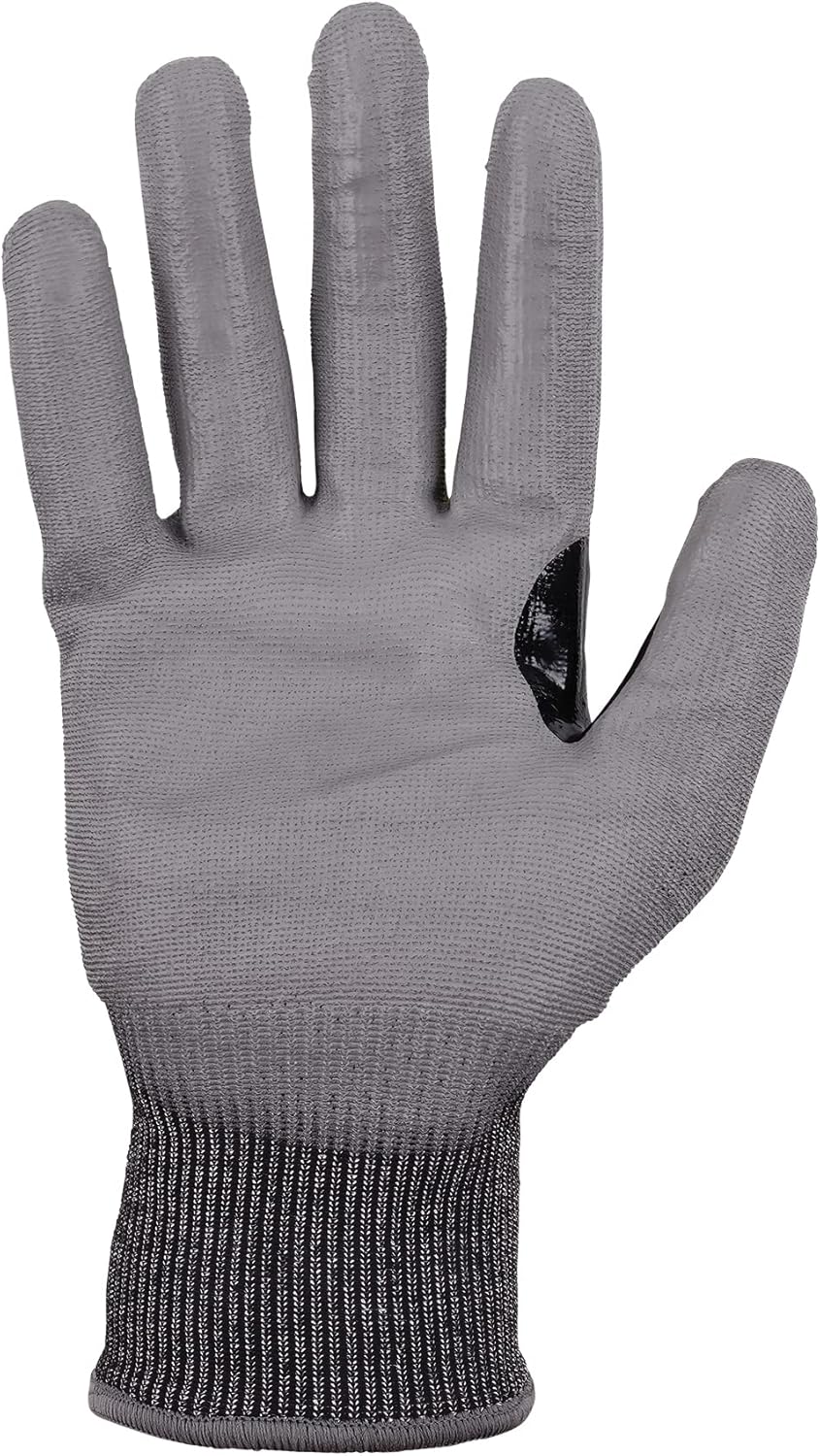Ergodyne ProFlex 7071 Cut Resistant Work Gloves, ANSI A7, PU Coated Palms for Flexible No Slip Grip