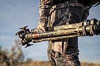 BOG DeathGrip Realtree Excape Camo Tripod with Durable Aluminum Frame, Lightweight, Stable Design, Bubble Level