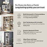 Bush Furniture Universal Bookcase - Storage and Display Bookshelf for Home or Office