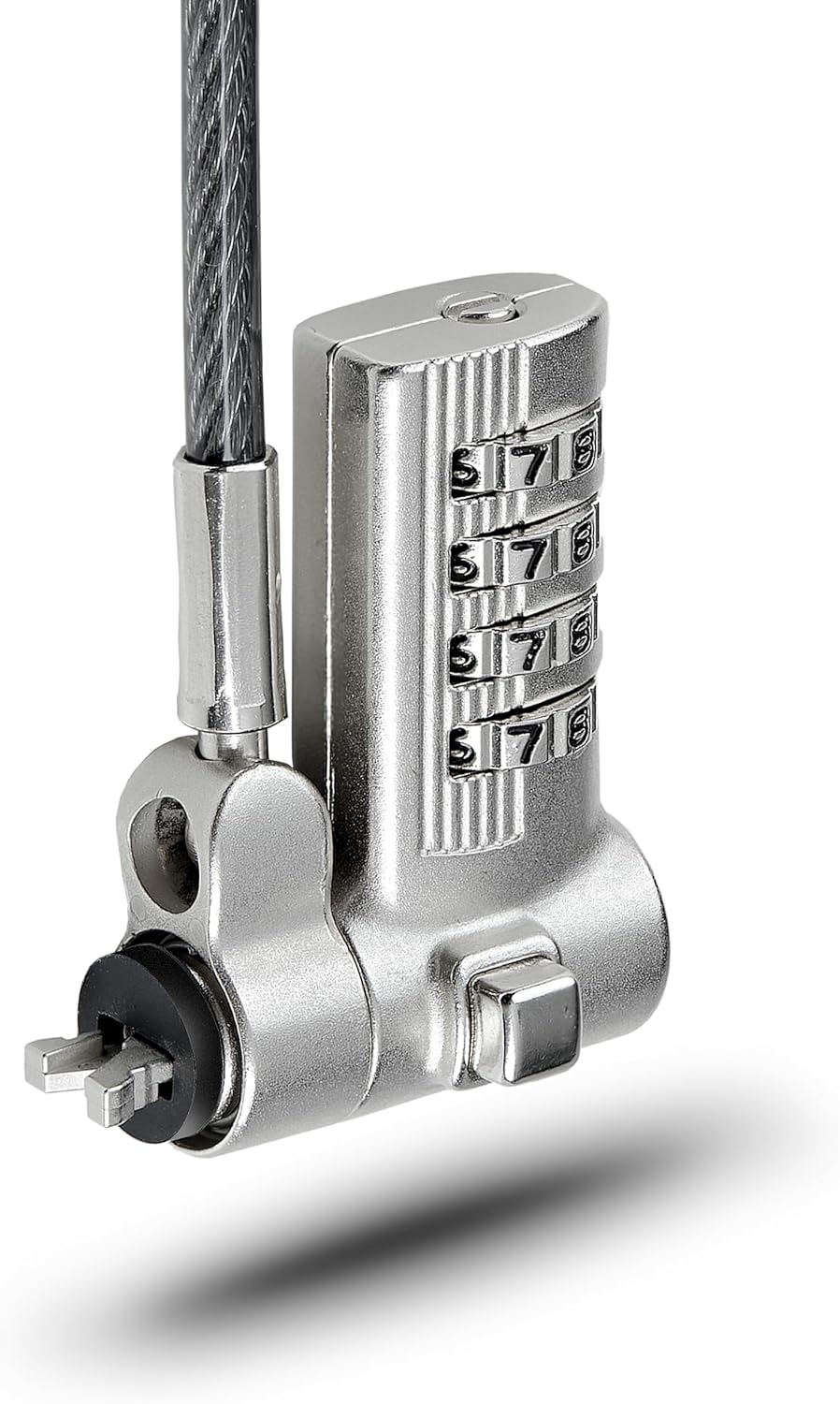 StarTech.com Universal 3-in-1 Laptop Lock 6.6ft (2m) Security Cable