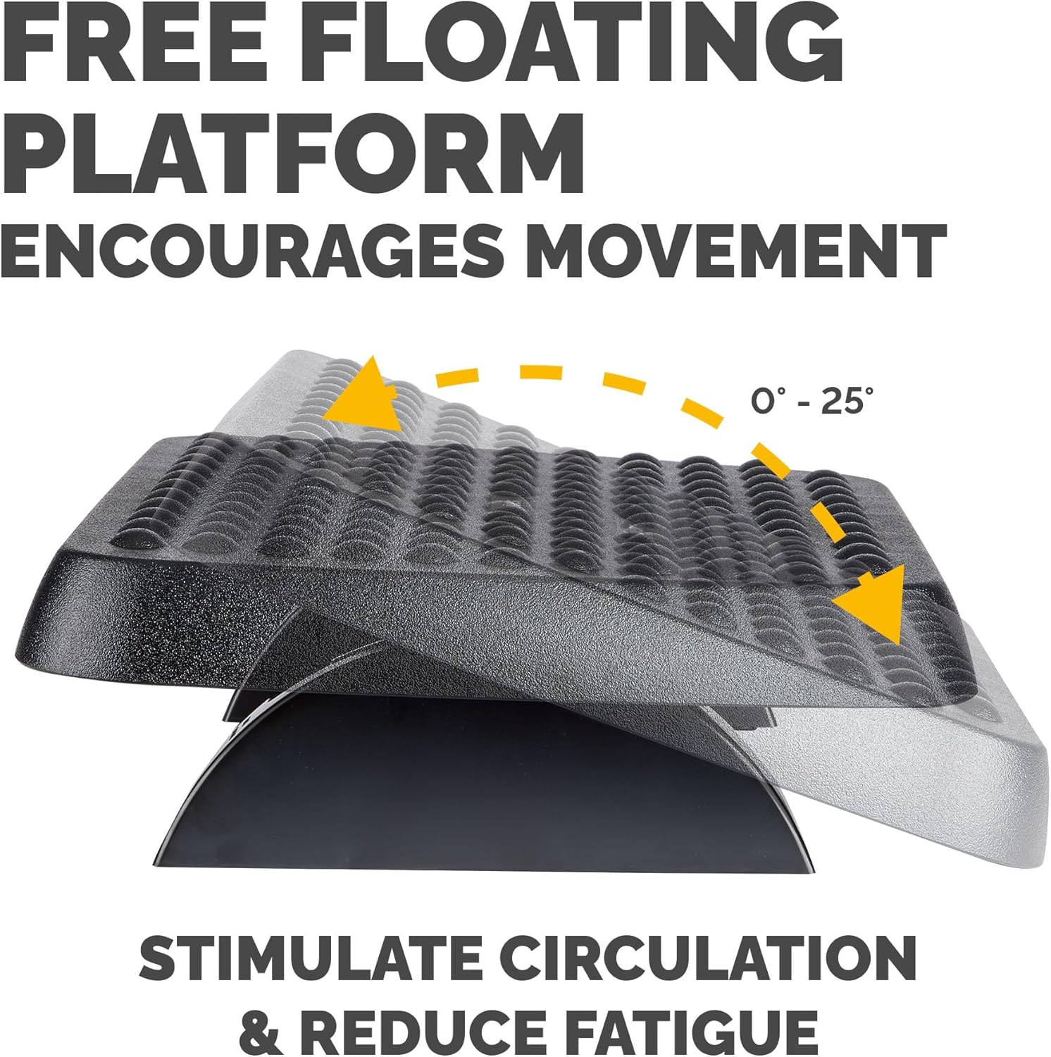 Fellowes 48121 Standard Foot Rest, Graphite Graphite 3.75" x 17.63" x 13.13" Standard Footrest