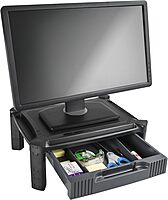 StarTech.com Adjustable Monitor Riser with Drawer and Stackable Columns