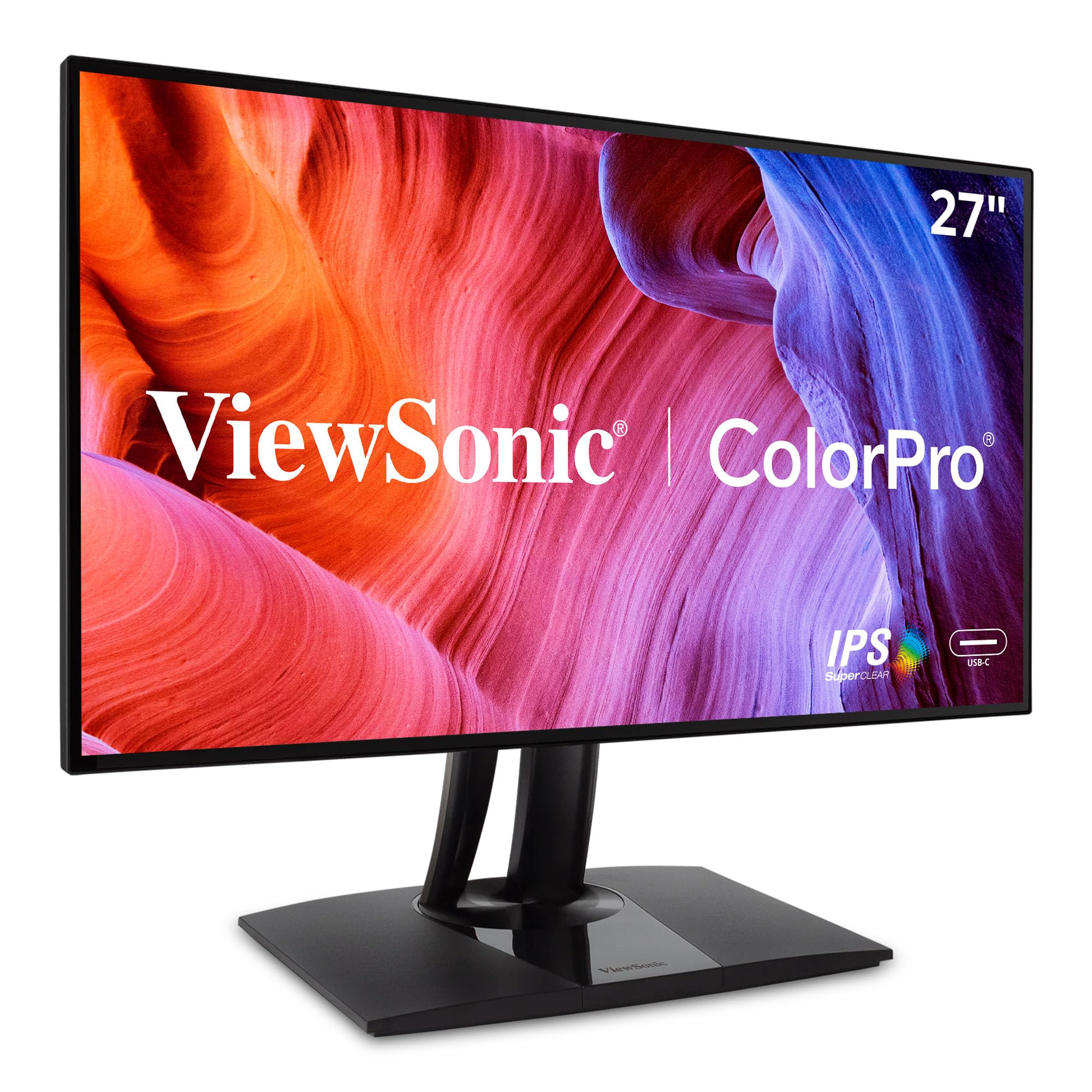 ViewSonic VP ColorPro IPS Monitor — Factory-Calibrated, USB-C