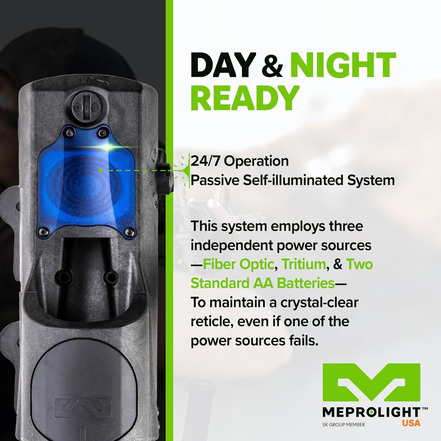 MEPROLIGHT MEPRO MOR Multi-Purpose Reflex Electro Optic Mil-Spec Red Dot Sight