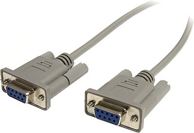 StarTech.com 25 ft Cross Wired DB9 Serial Null Modem Cable - F/F - 25ft DB9 Null Modem Cable (SCNM9FF25)