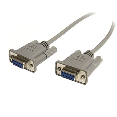 StarTech.com 25 ft Cross Wired DB9 Serial Null Modem Cable - F/F - 25ft DB9 Null Modem Cable (SCNM9FF25)