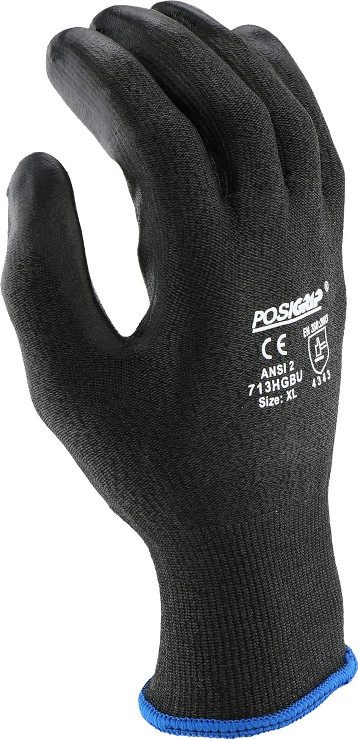 PIP West Chester 713HGBU HPPE Shell with Polyurethane Dipped Gloves