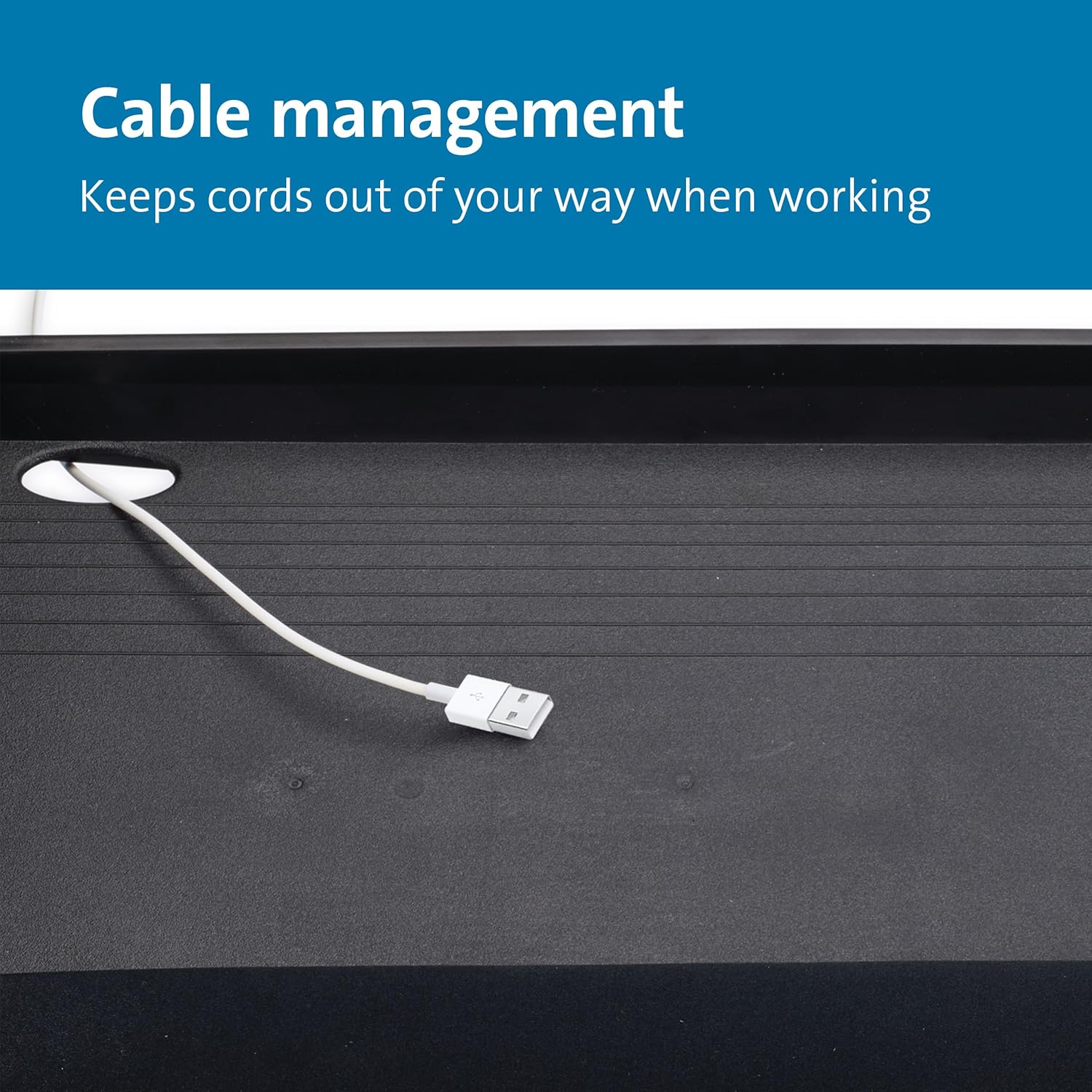 Kensington Keyboard Tray Under Desk, SmartFit Ergonomic Slide-Out Keyboard Drawer with Cable Management