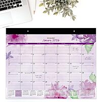 AT-A-GLANCE® Beautiful Day 2026 Monthly Desk Pad Calendar, Standard, 21 3/4" x 17"