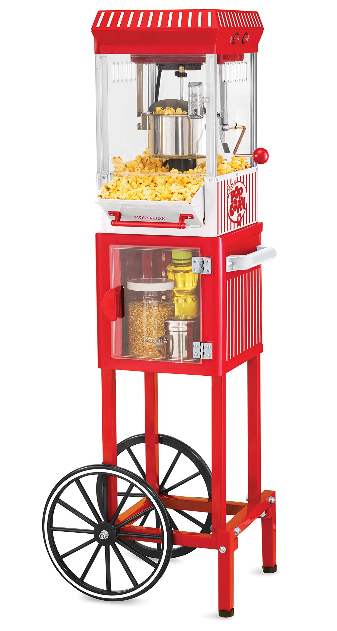 Nostalgia Popcorn Maker Machine - Professional Vintage Movie Theater Style