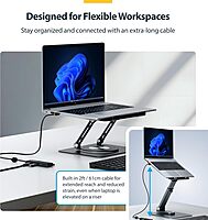 StarTech.com 4-Port USB-A Hub, 5Gbps, Bus Powered, 4X USB-A Mini Hub, Extra Long 2ft/61cm Host Cable, PCR Plastic