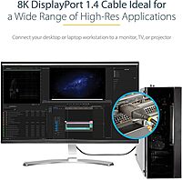 StarTech.com VESA Certified DisplayPort 1.4 Cable (DP to DP) — 8K60Hz HDR10, 4K120Hz