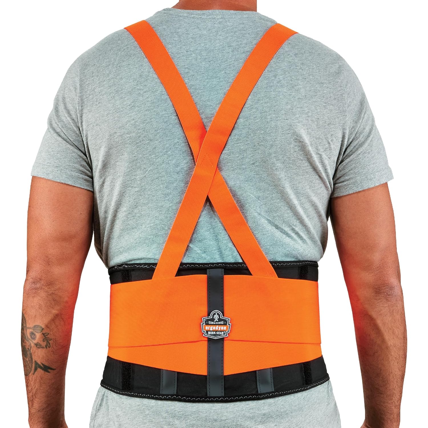 Ergodyne ProFlex 100HV Hi-Vis Spandex Back Support Belt