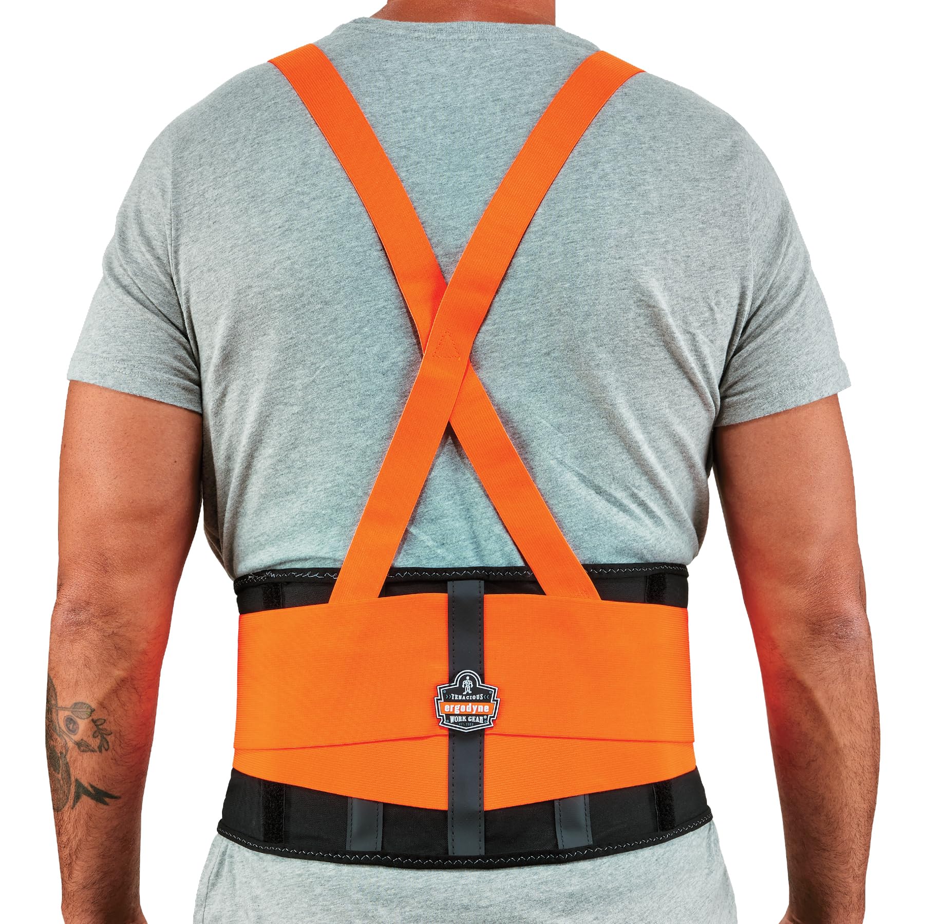 Ergodyne ProFlex 100HV Hi-Vis Spandex Back Support Belt