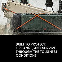 Nanuk 918 Waterproof Hard Gun Case for Revlovers with Custom 3UP Foam Insert Black