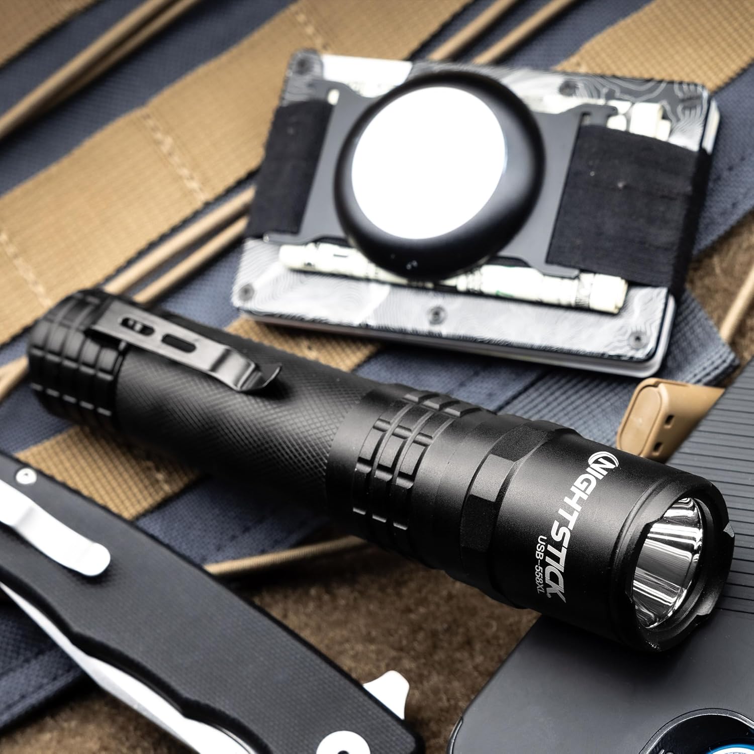 Nightstick USB-558XL USB Rechargeable Multi-Function Tactical Flashlight