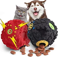Interactive Treat Dispensing Dog Toy Ball
