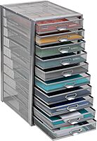 Mind Reader Metal Mesh Desk Organizer - Multi-Purpose Desktop File Storage