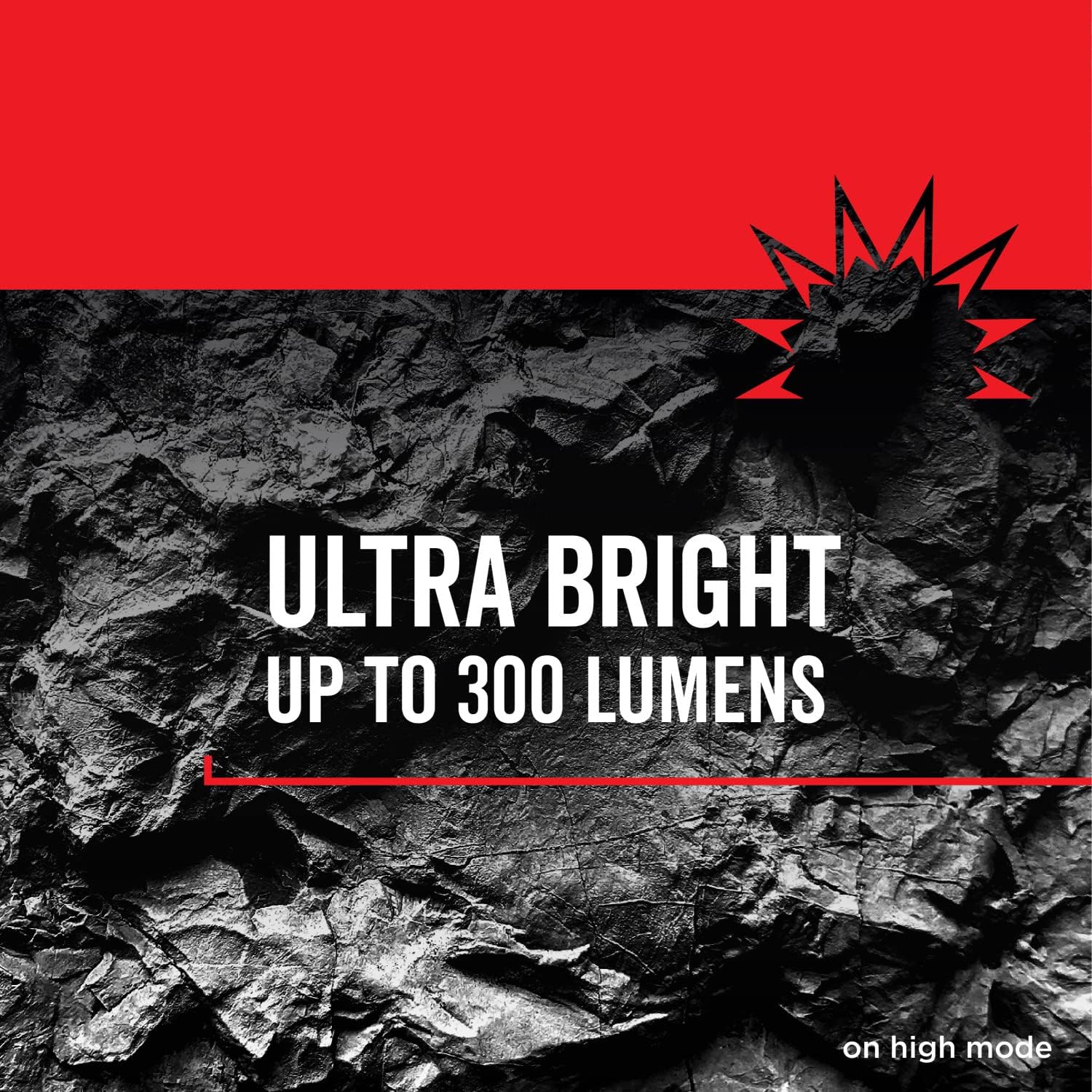 Rayovac - DIY3AAA-BE Virtually Indestructible LED Flashlight, 300 Lumen Waterproof Tactical Flashlight