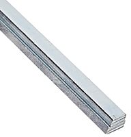 Small Parts-SPKS441 Steel Step Key Stock For Gears, Zinc Plated, 1/4" Thickness, 5/16" Width, 1/4" Base Width