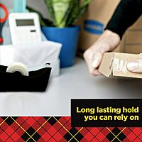 Scotch Transparent Tape, Clear Tape Engineered for Office and Home Use, 3 Inche Core, 1 in x 2592 in, 3 Rolls