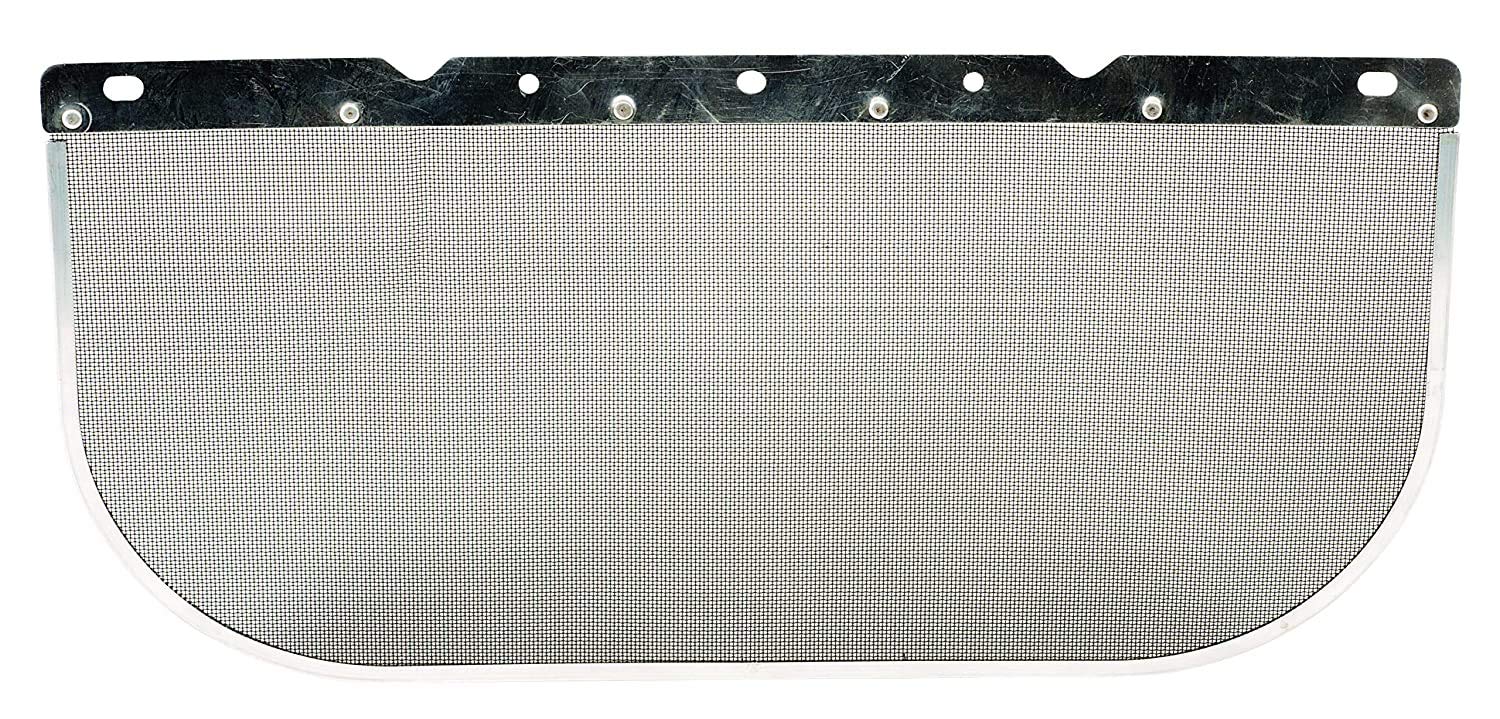 MSA 10158822 V-Gard Visor - General Purpose (Non-Impact), Aluminium-Edged Steel Mesh Eye Protection, Metal Frame, 8" x 16.5"