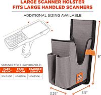 ERGODYNE Squids Barcode Scanner Holster with Belt Clip or Loop