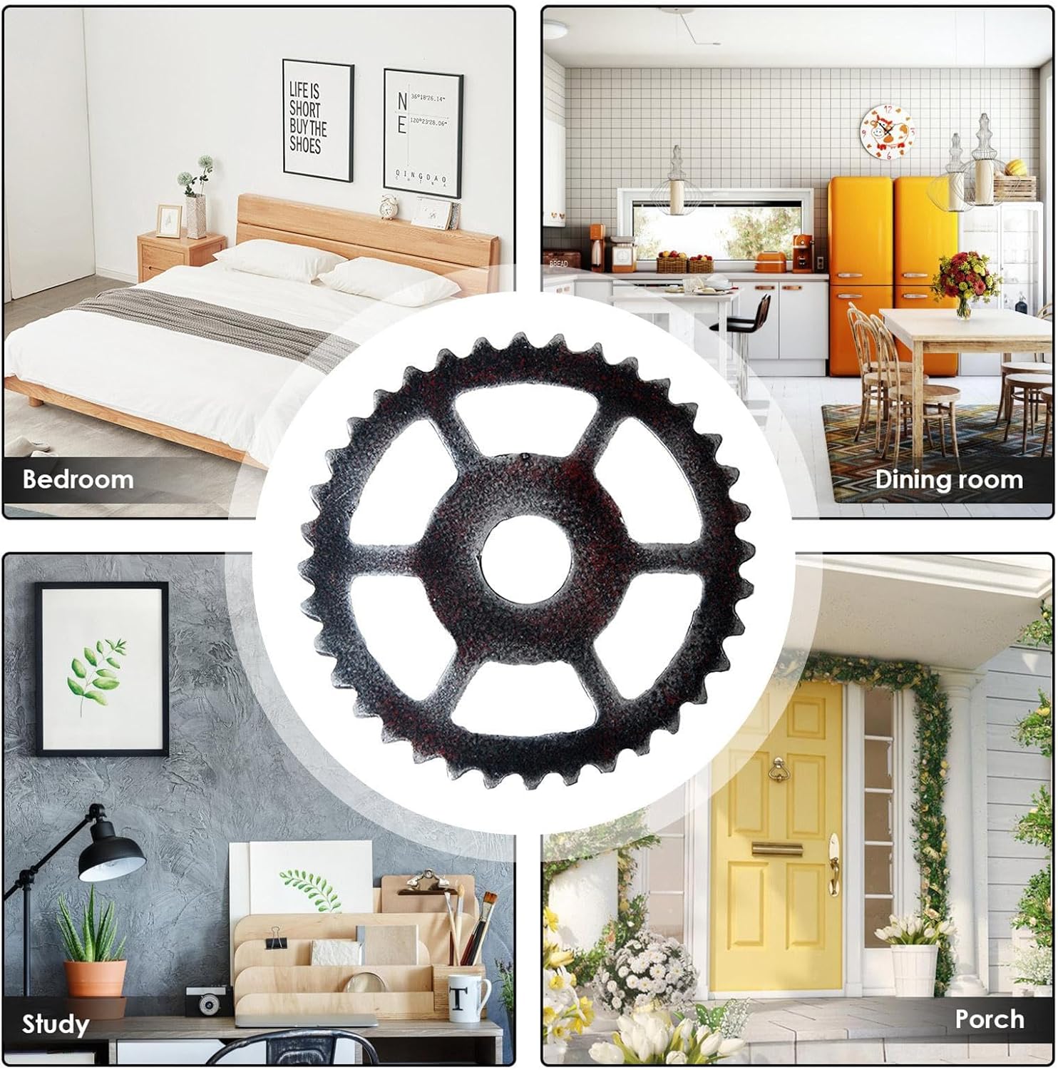 MCR SAFETY Disposable Nitrile Gloves, General Purpose, Powder-Free, Ambidextrous, Grain Grip