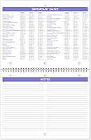 AT-A-GLANCE Wall Calendar, 8.5 x 11, Small, Monthly Unruled Blocks