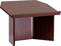 Flash Furniture Mysta Foldable Tabletop Lectern, 27W x 16.25D x 19H - Mahogany