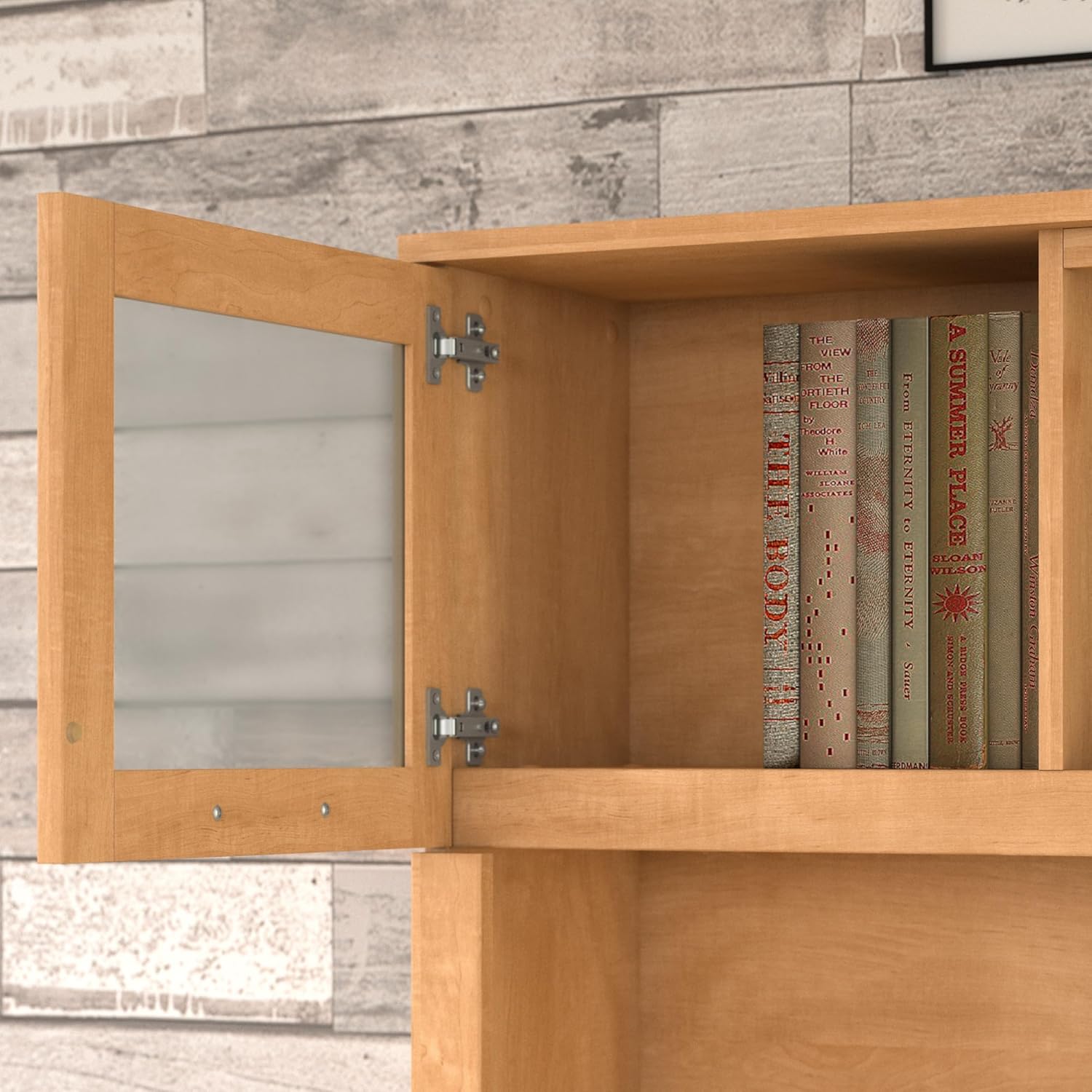 Bush Furniture Somerset 72W Hutch for L-Shaped Desk